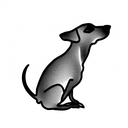 italian greyhound tattoo design idea