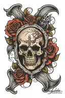 Men's Abortion Remembrance tattoo design idea
