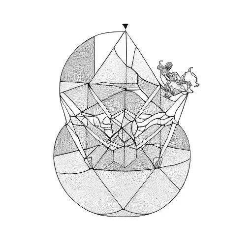 sisyphus tattoo design idea