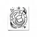 crescent moon lyrics youll be just fine tattoo design idea