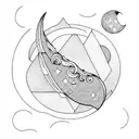 crescent moon lyrics youll be just fine tattoo design idea