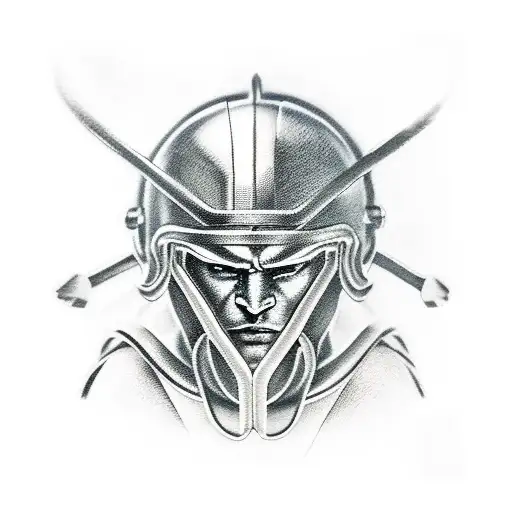 spartan tattoo design idea