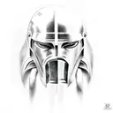 spartan tattoo design idea