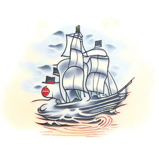 Burn the Boats Quote tattoo design idea