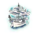 Burn the Boats Quote tattoo design idea