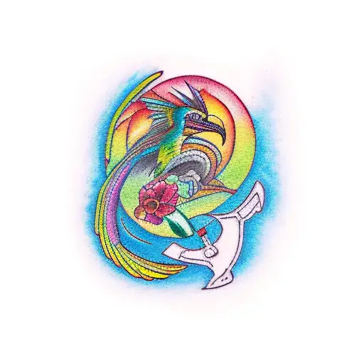 quetzal tattoo design idea