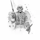 captain spaulding tattoo design idea