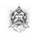 captain spaulding tattoo design idea