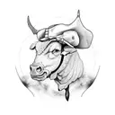 farmer tattoo design idea