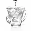 Fernet with coke and ice tattoo design idea