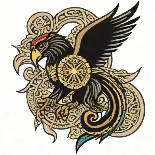 byzantine tattoo design idea