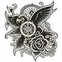 byzantine tattoo design idea