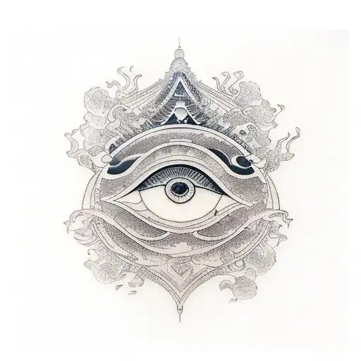 Third Eye tattoo design idea