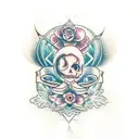 Pure soul words tattoo design idea