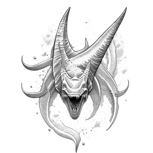 bake kujira tattoo design idea