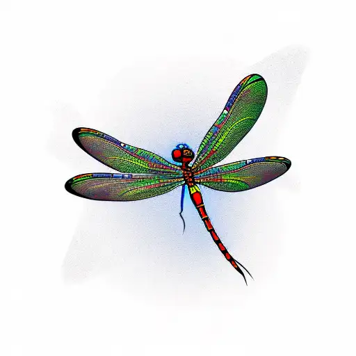 Dragonfly tattoo design idea