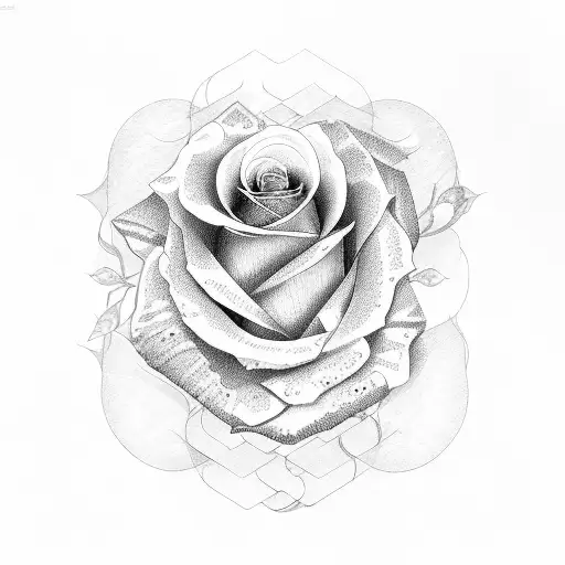 shade and roses tattoo design idea