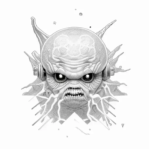 stranger thing tattoo design idea