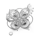 clover green  tattoo design idea