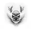 snowmobile tattoo design idea
