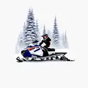 snowmobile tattoo design idea