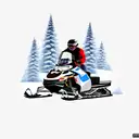snowmobile tattoo design idea