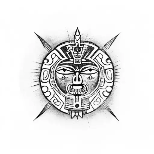 Mayan Inca Aztecs tattoo design idea