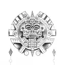 Mayan Inca Aztecs tattoo design idea