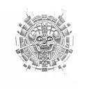 Mayan Inca Aztecs tattoo design idea