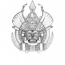 Mayan Inca Aztecs tattoo design idea