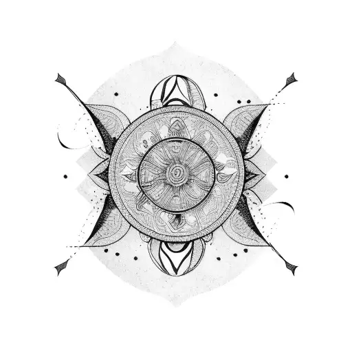 three birds on the shoulder tattoo design idea