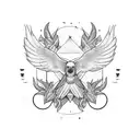 three birds on the shoulder tattoo design idea