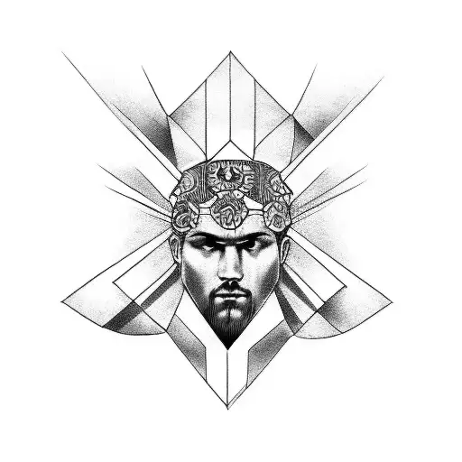 Romanian istoric figures tattoo design idea