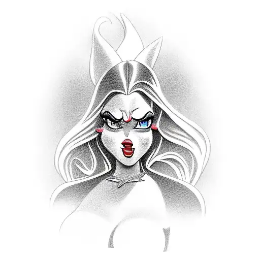 Jessica rabbit tattoo design idea