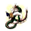 Dragon tattoo design idea