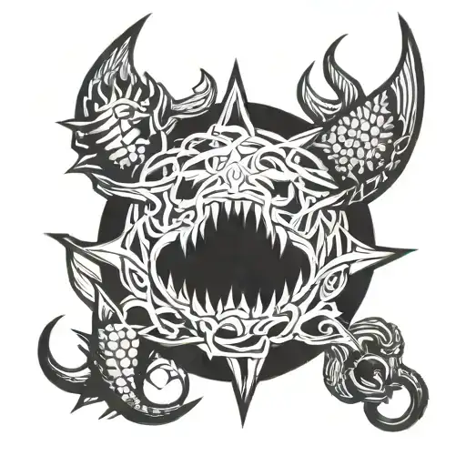 Wrath tattoo design idea