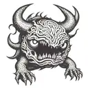 Wrath tattoo design idea