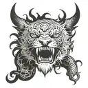 Wrath tattoo design idea