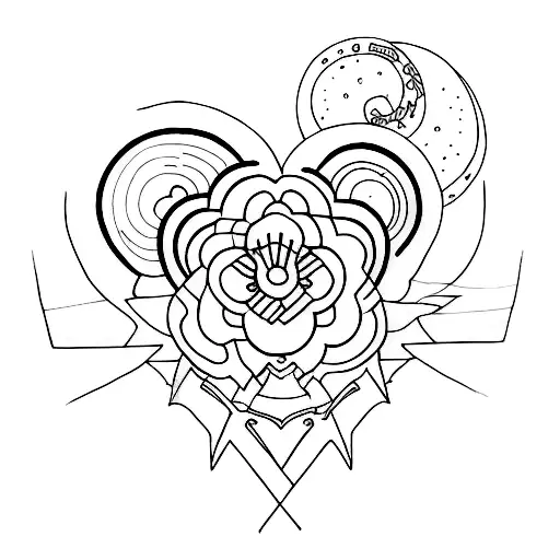 222 tattoo design idea