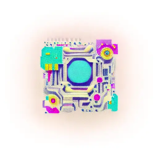 motherboard and cpu tattoo design idea