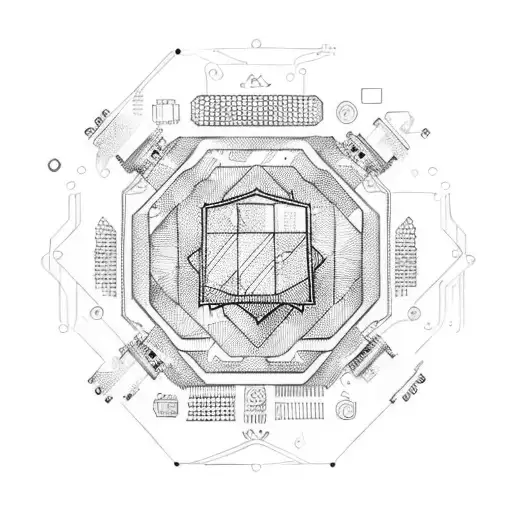 motherboard and cpu tattoo design idea