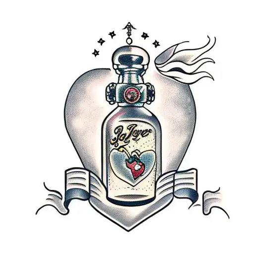 love potion  tattoo design idea