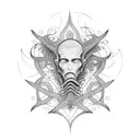 lovecraft quote tattoo design idea