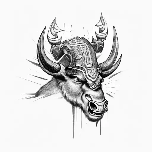 Minotaur tattoo design idea
