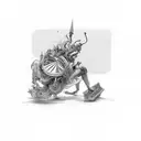 keyboard  tattoo design idea