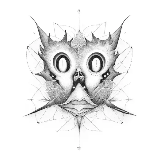 this void swallows me, a blissful silence sleeve tattoo design idea