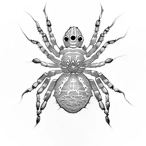 Spider tattoo design idea