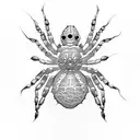 Spider tattoo design idea