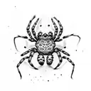 Spider tattoo design idea