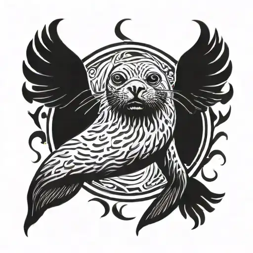 seal supernatural tattoo design idea